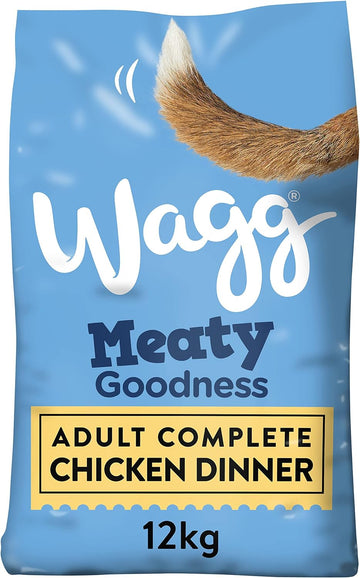 Meaty Goodness Complete Dry Adult Dog Food Chicken Dinner 12Kg - Meaty Ingredients Come 1St