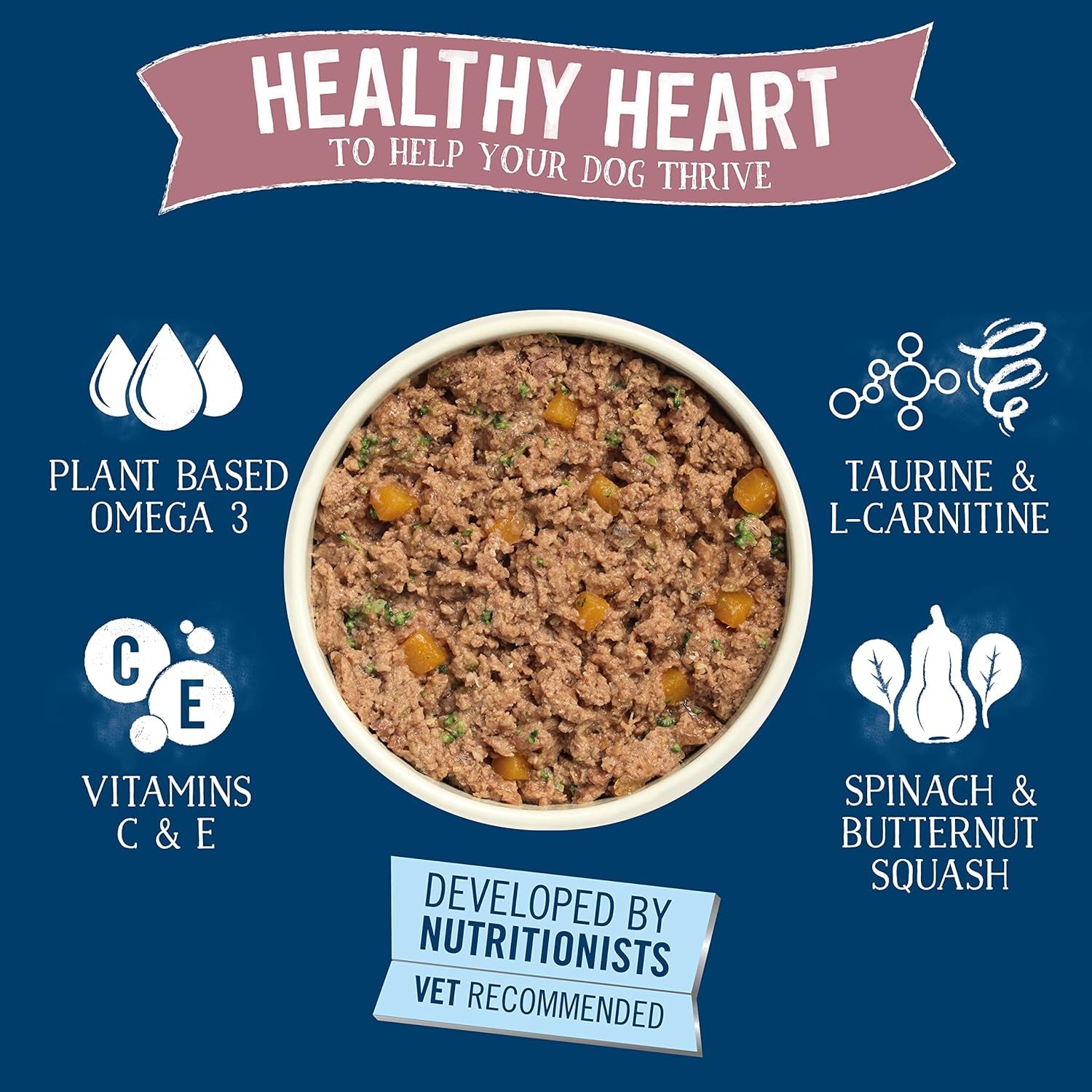 Healthy Heart Wet Dog Food Tins, 9.36 Kg (24 X 390 G)