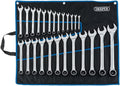 HI-TORQ® 25 Piece Spanner Set | Metric Combination Hand Tools Kit | 6-32Mm Precision Tool |Tetron Storage Pouch|Jaw Offset at 15° | 97918