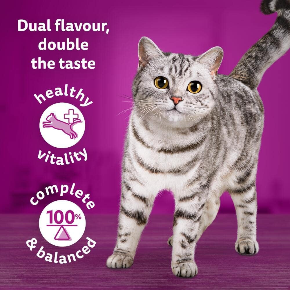 Tasty Duo 1+ Surf and Turf in Jelly 40 X 85 G Pouches, Adult Cat Food