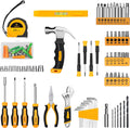 Tool Kit:  Drill Set with Cordless Drill, Tool Kit Set Box, DIY Hand Tools for Men and Home, with 8V Electric Drills,126 Piece