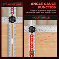 4-in-1 Drilling Positioning Ruler