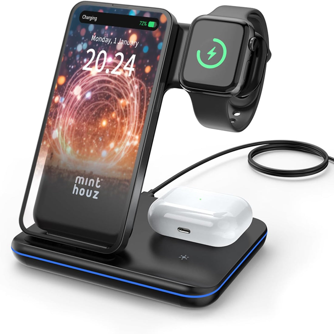 3-in-1 Wireless Charger for iPhone 