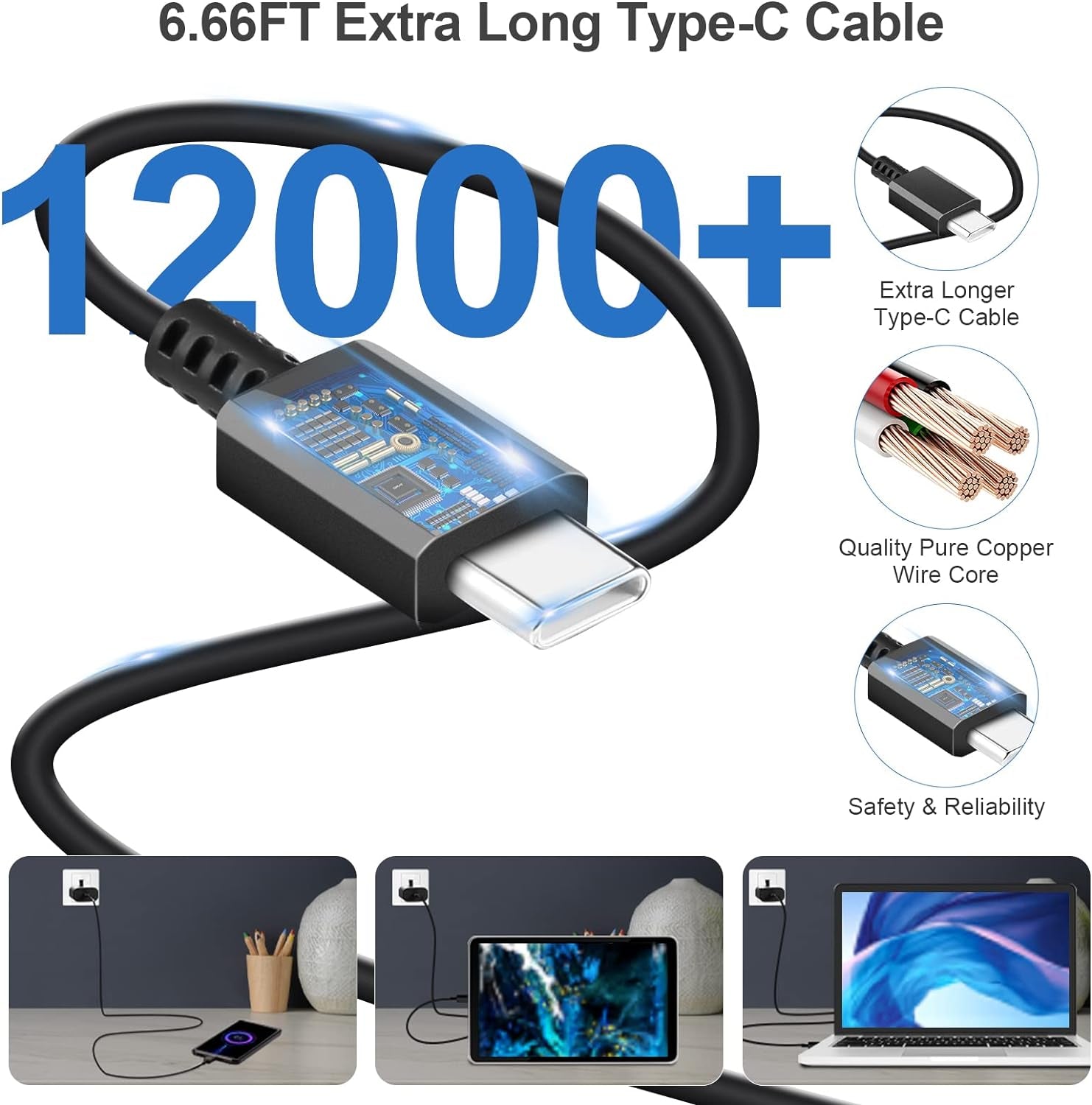 Samsung Fast Charger,  25W USB C Charger Fast Charger Plug with 6.6FT USB C Cable for Samsung Galaxy S23/S23+/S23 Ultra/S22/S22+/S22 Ultra/S21/S21+/S21 Ultra/S20/S20+/S20 Ultra/Note 20/Note 10