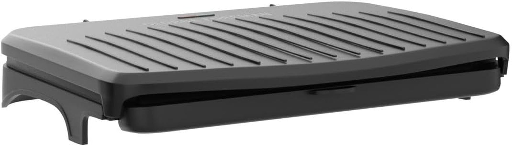 Large Electric Fit Grill [Non Stick, Healthy, Griddle, Toastie, Hot Plate, Panini, BBQ, Energy Saving, Vertical Storage, Easy Clean, Drip Tray, Ready to Cook Light] Black, 2400W 25820