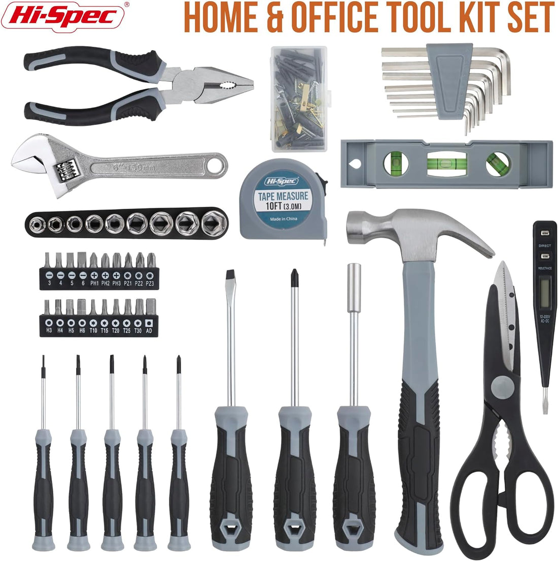 54 Piece Household DIY Tool Kit Set 