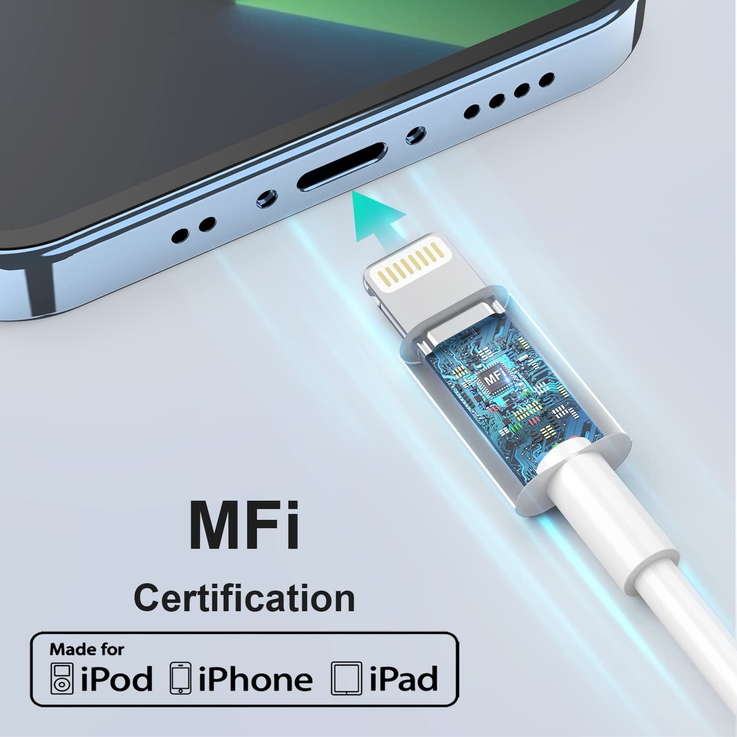 3-Pack MFi Certified 2M 