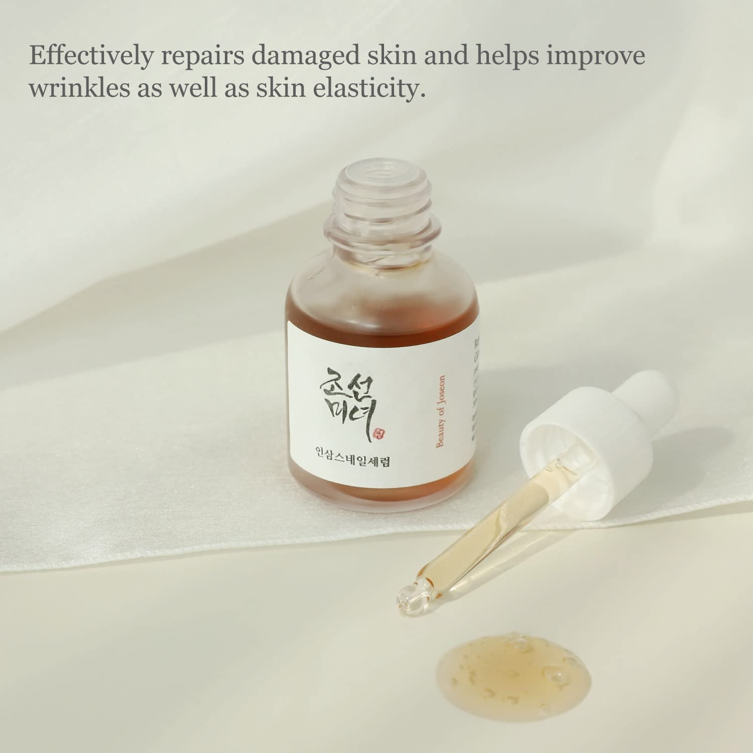 | Repair Serum: Ginseng + Snail Mucin | 30Ml (1 Fl.Oz.) | Korean Skin Care | for All Skin Types.