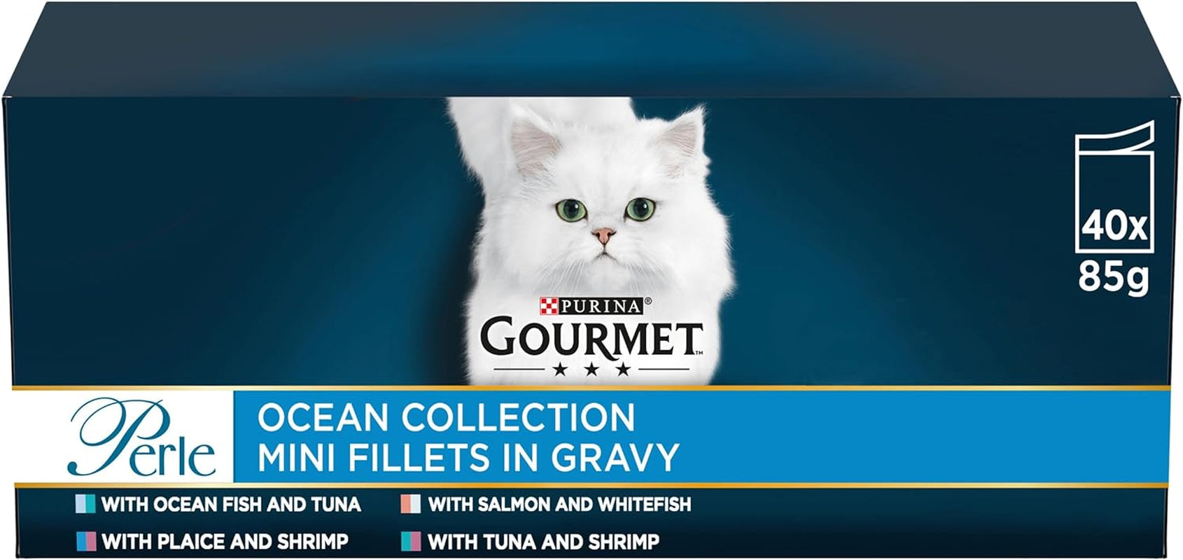 Perle Ocean Collection Wet Cat Food 40X85G