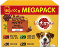 Mixed Selection in Jelly 40 Pouches, Adult Wet Dog Food, Megapack , 100 G (Pack of 40)