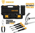 Tool Kit Set Box 62 Piece Home Repair DIY Tools Basic Hand Toolbox Sets for Home