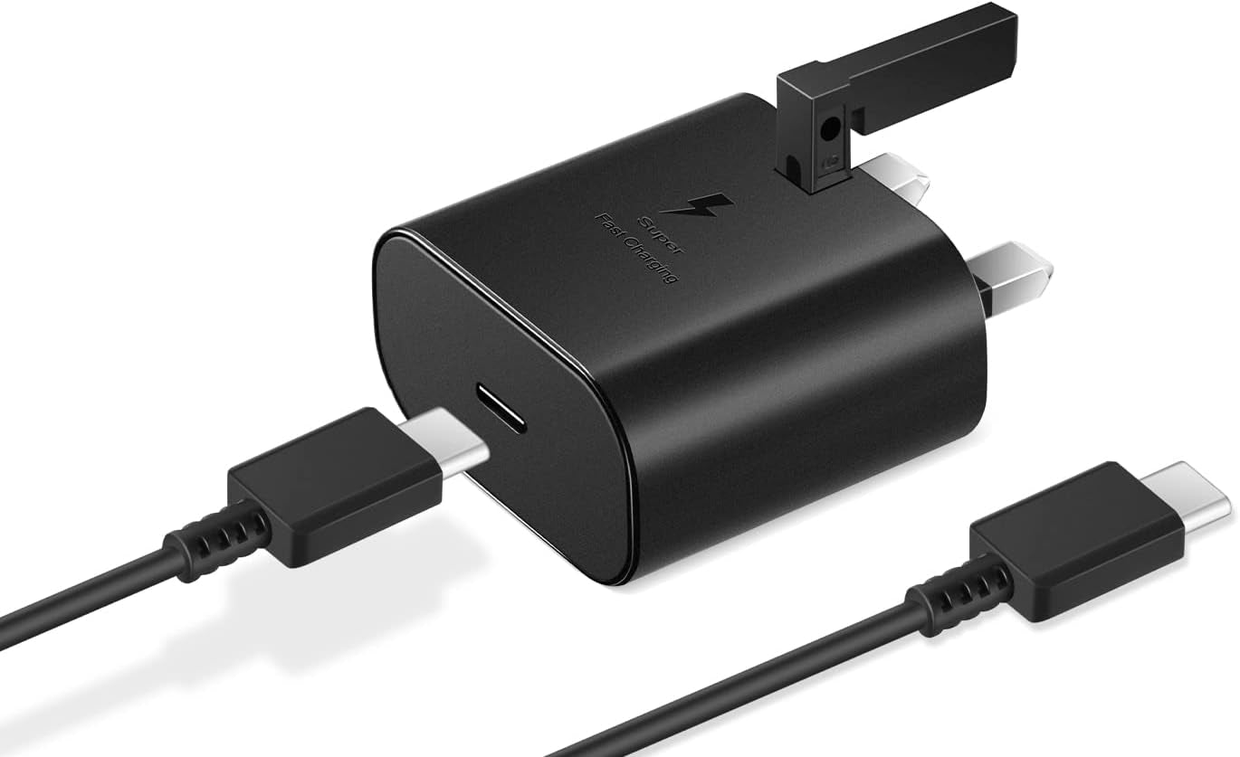 Samsung Fast Charger,  25W USB C Charger Fast Charger Plug with 6.6FT USB C Cable for Samsung Galaxy S23/S23+/S23 Ultra/S22/S22+/S22 Ultra/S21/S21+/S21 Ultra/S20/S20+/S20 Ultra/Note 20/Note 10