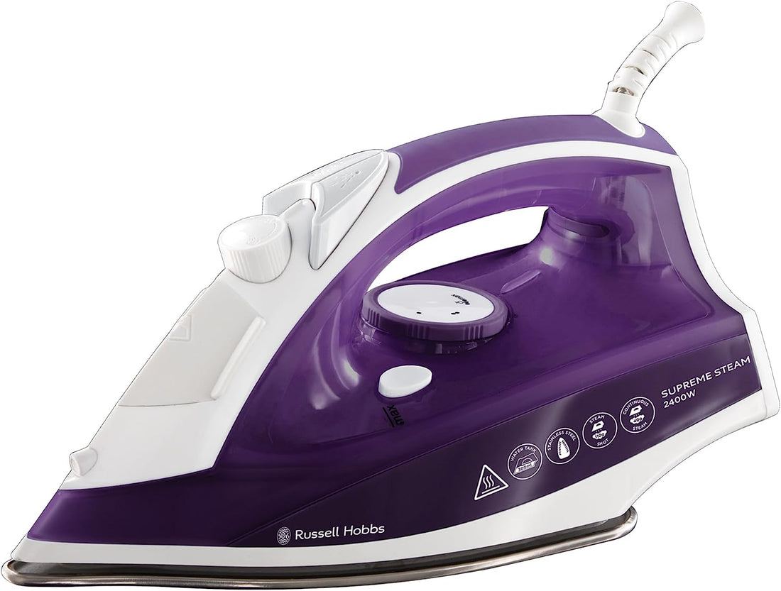 Supreme Steam Iron, Powerful Vertical Steam Function, Non-Stick Stainless Steel Soleplate, Easy Fill 300Ml Water Tank, 110G Steam Shot, 40G Continuous Steam, 2M Cord, 2400W, 23060