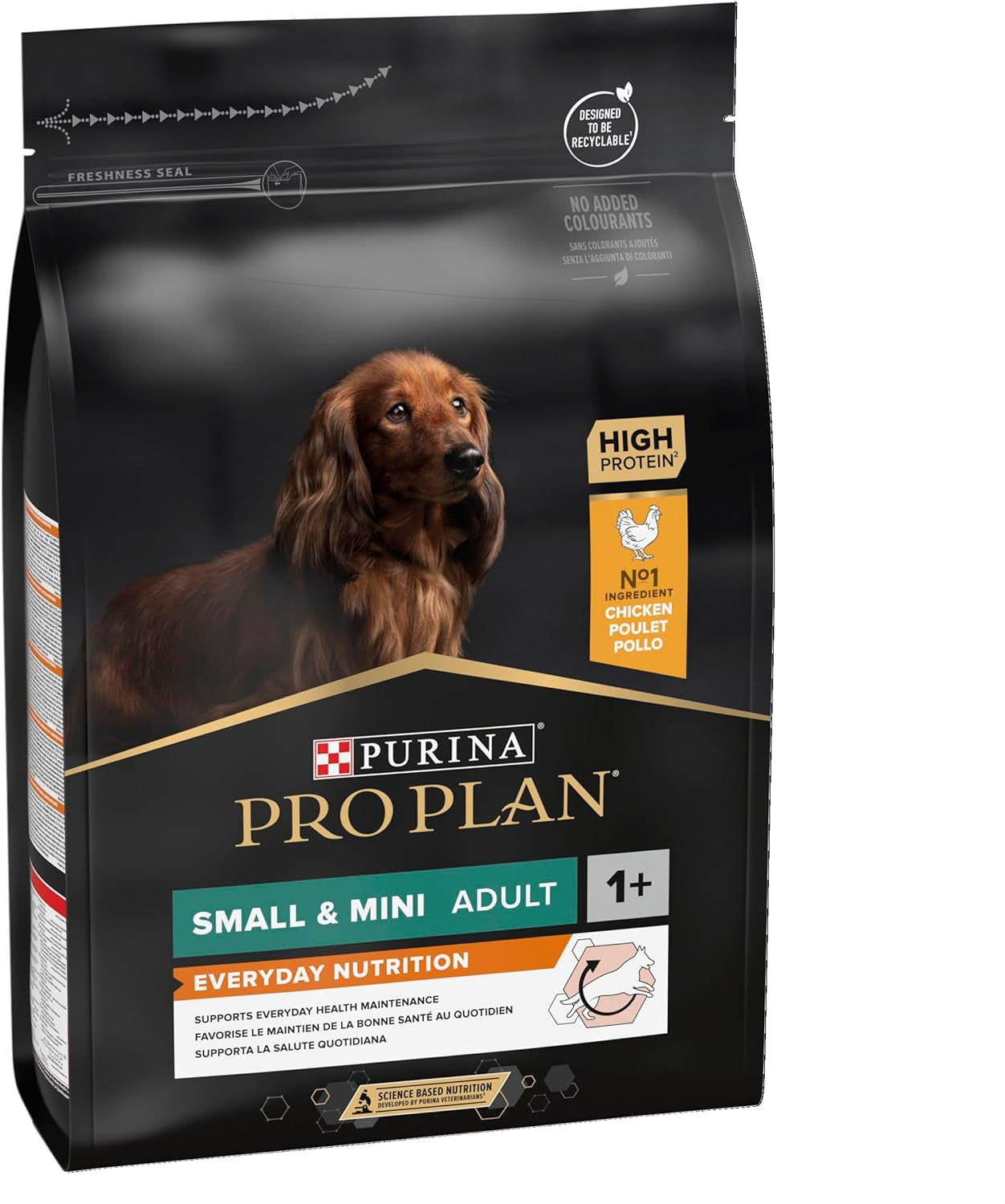 PRO PLAN® Small & Mini Adult Everyday Nutrition Dry Dog Food with Chicken 3Kg (Packing May Vary)