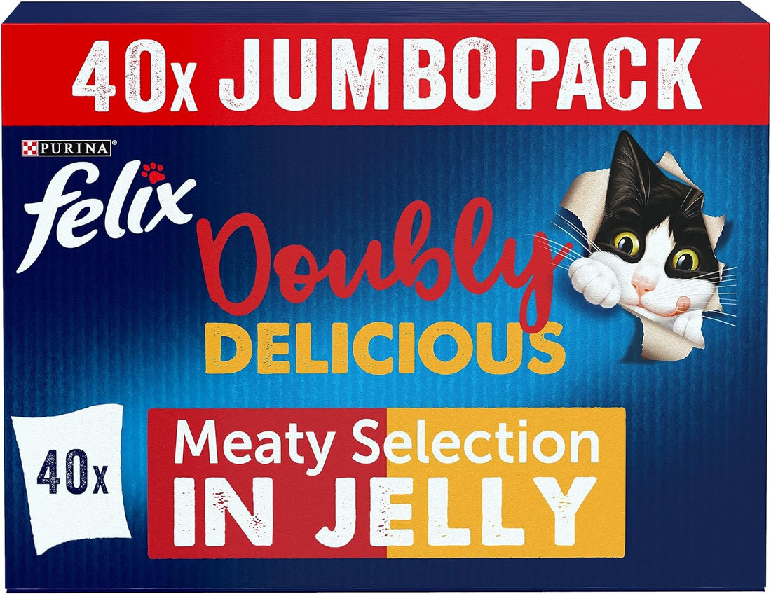 Doubly Delicious Meaty Cat Food 40X100G