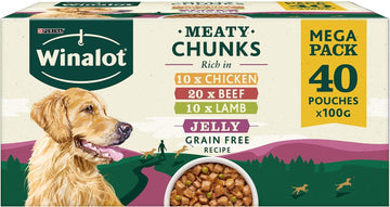 Dog Food, Mixed in Jelly, 40 X 100G