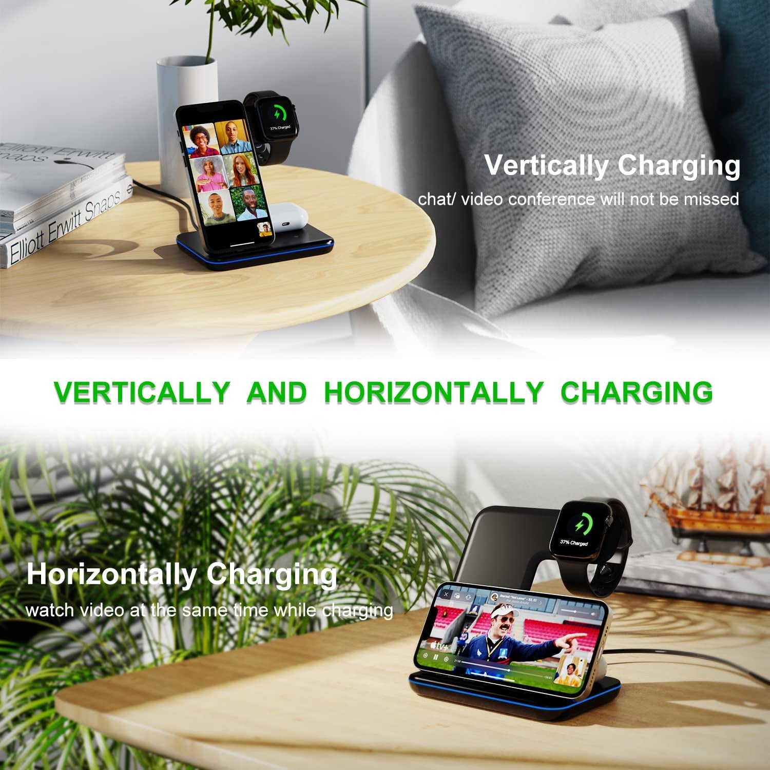 3-in-1 Wireless Charger for iPhone 