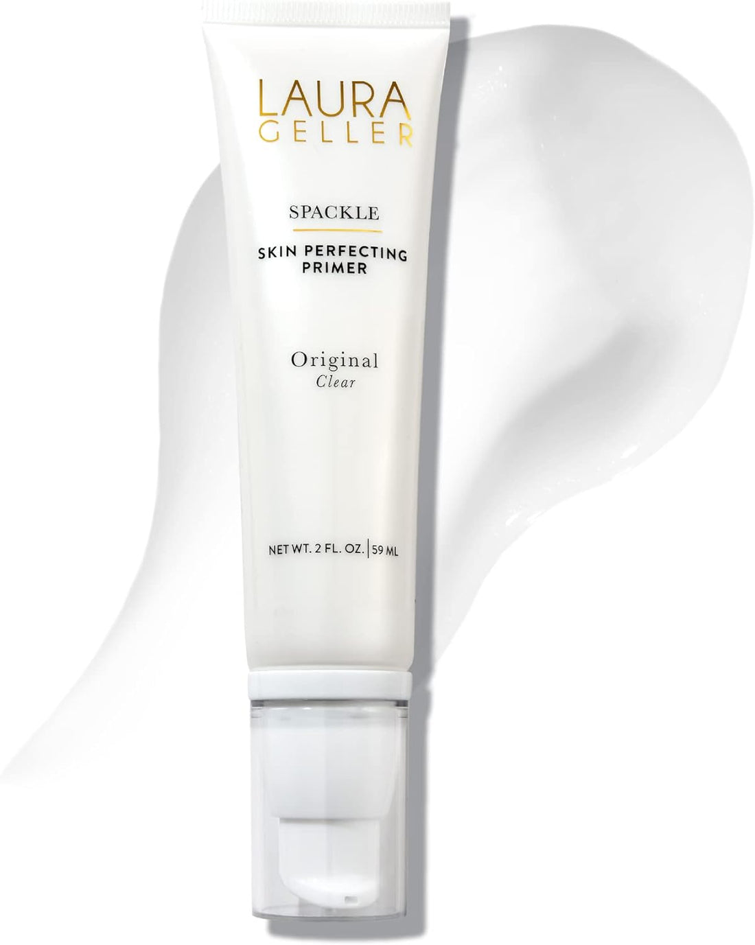 LAURA GELLER NEW YORK Spackle Super-Size - Original - 2 Fl Oz - Skin Perfecting Primer Makeup with Hyaluronic Acid - Long-Wear Foundation Face Primer