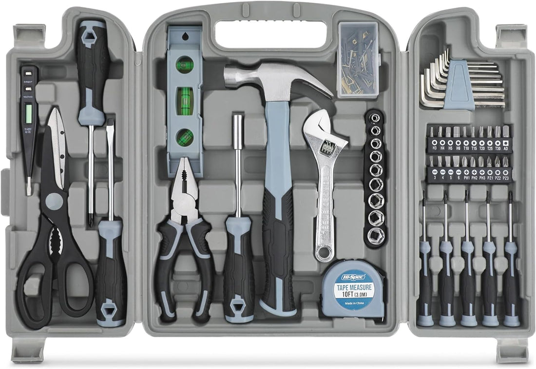 54 Piece House Diy Tool Kit Set 